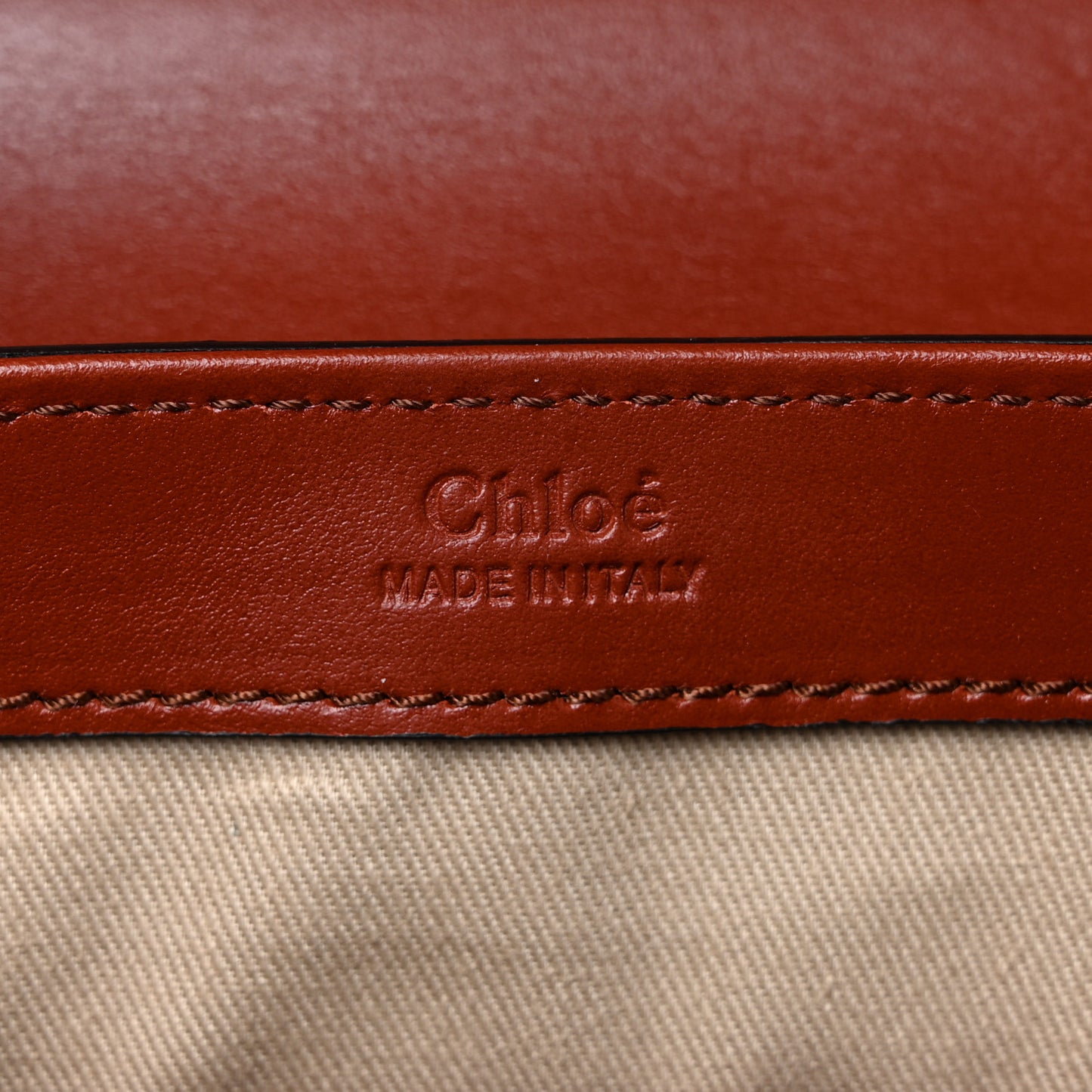 Calfskin Small C Double Carry Sepia Brown