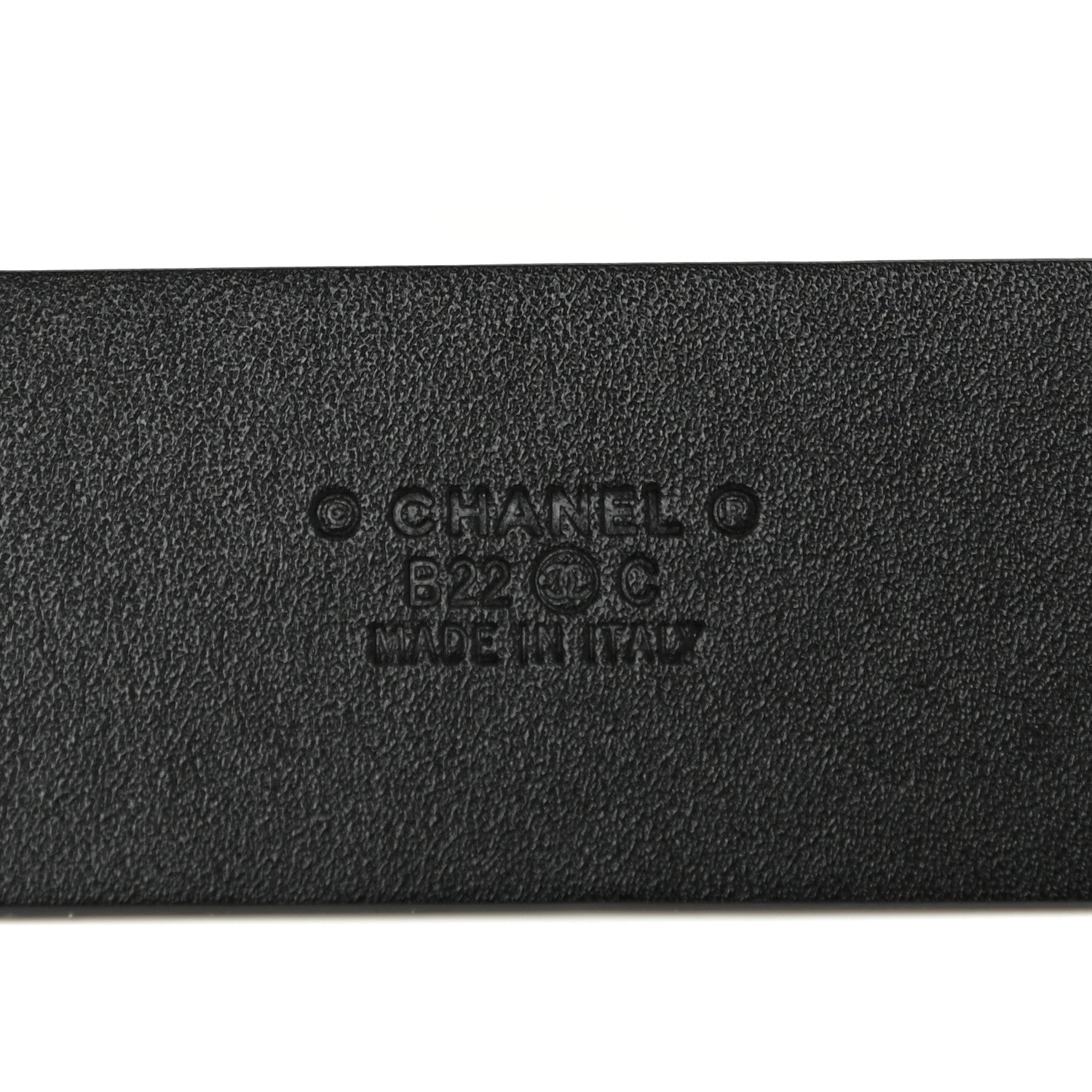 Chanel Lambskin Chain Square Buckle Belt 90 36 Black 4 of 8