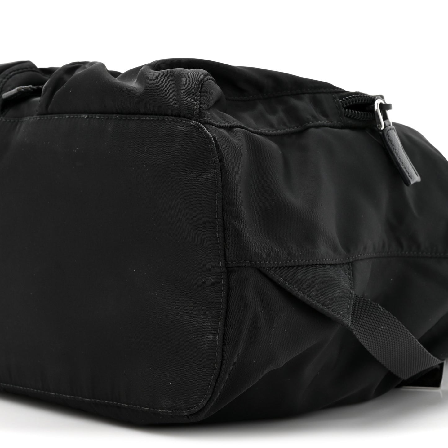 Tessuto Nylon Saffiano Vela Medium Backpack Black
