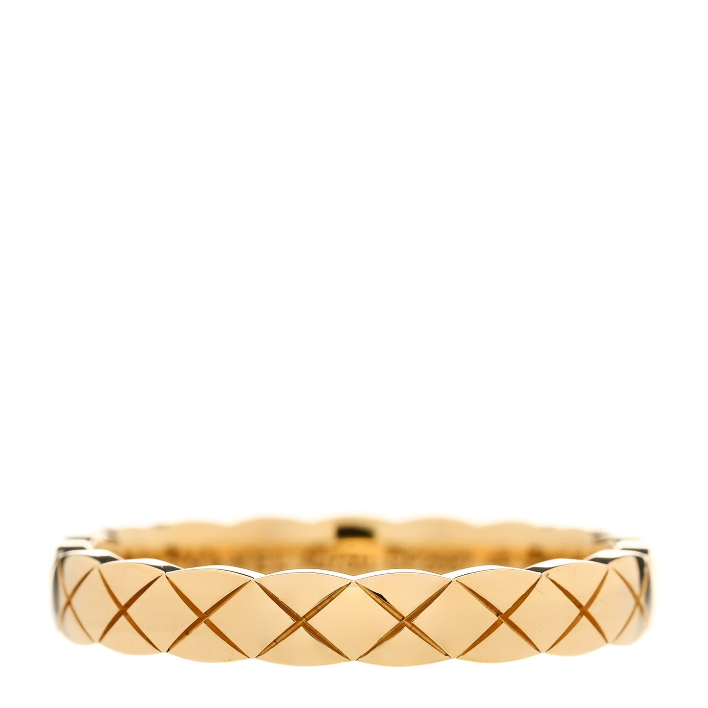 18K Yellow Gold Mini Coco Crush Ring 55 7.25