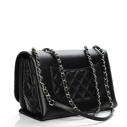 Chanel Calfskin Jumbo Tramezzo Flap Black 3 of 7