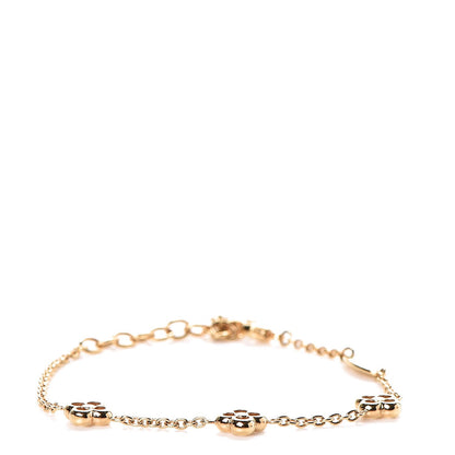 Louis Vuitton Brass Flower Full Bracelet Gold 1 of 6