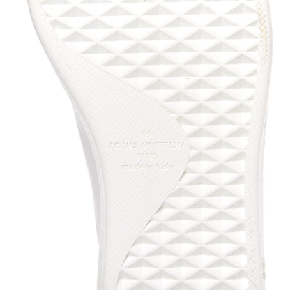 Louis Vuitton Calfskin Luxembourg Sneakers 7 White Green 7 of 8