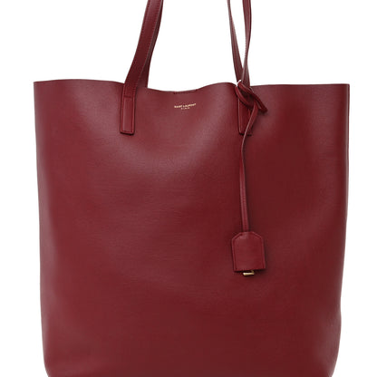Saint Laurent Calfskin Large Shopping Tote Bordeaux 9 of 13