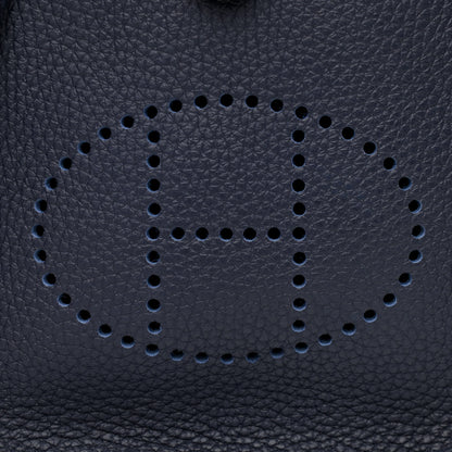 Hermes Taurillon Clemence Evelyne TPM Bleu Nuit 7 of 10