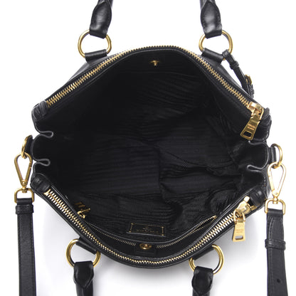 Prada Soft Calfskin Tote Black 5 of 10