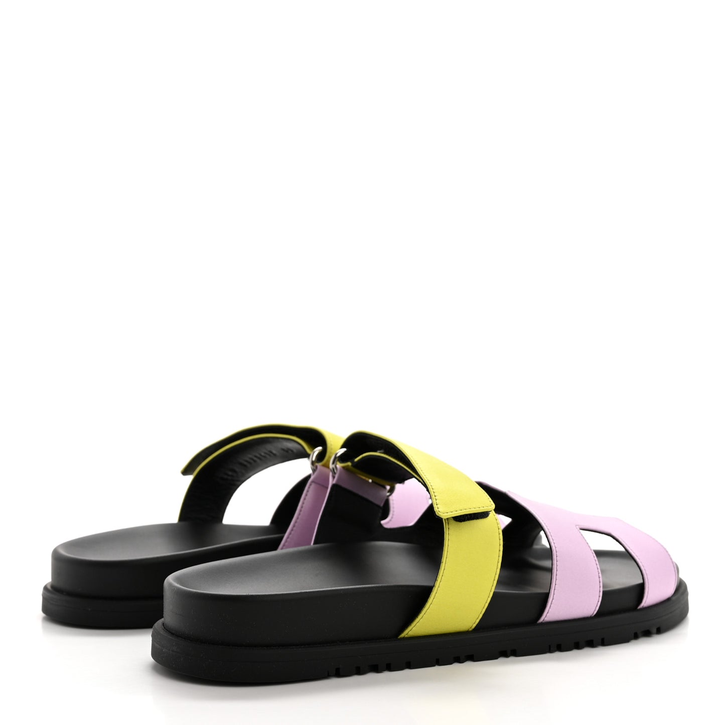 Satin Womens Chypre Sandals 38 Violet Petale Vert lime