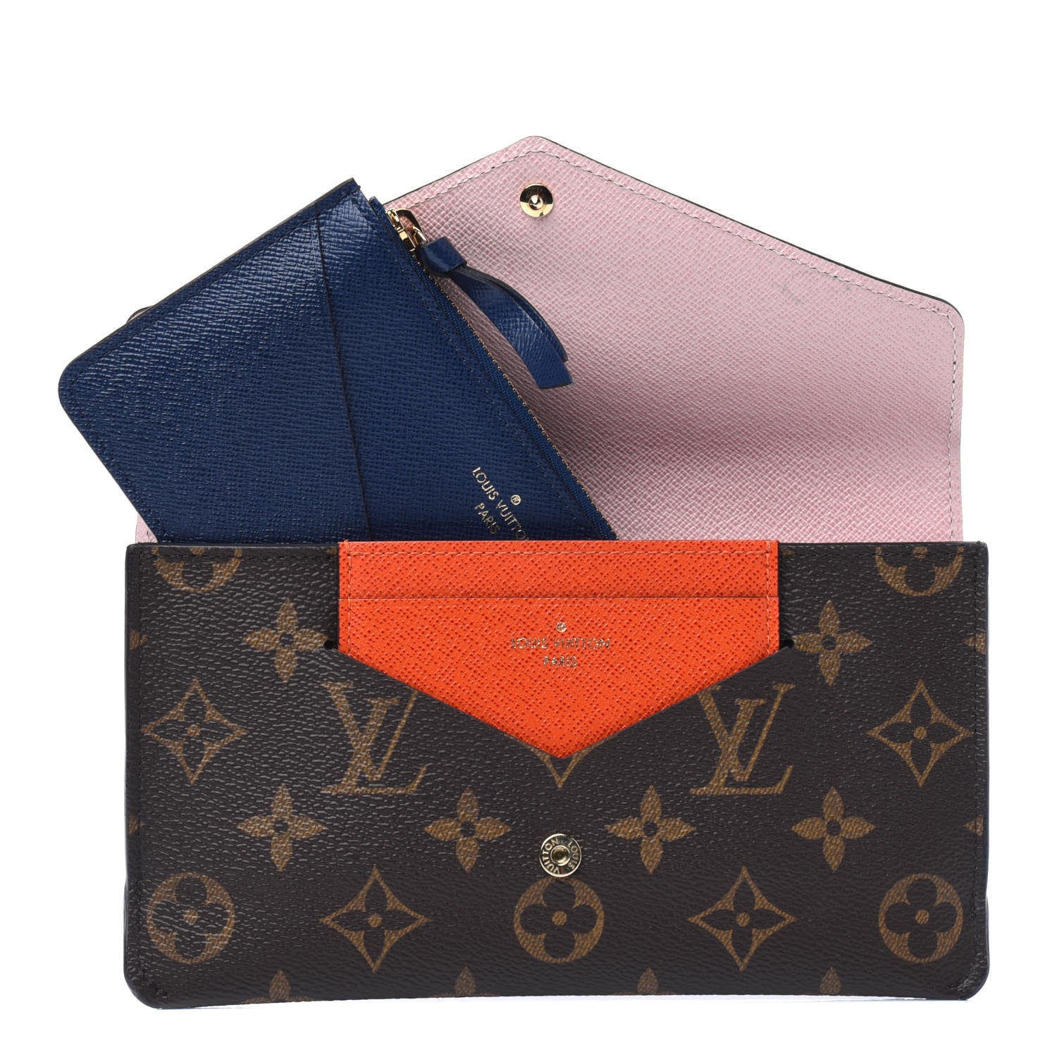 Louis Vuitton Monogram Jeanne Wallet Rose Ballerine 6 of 12