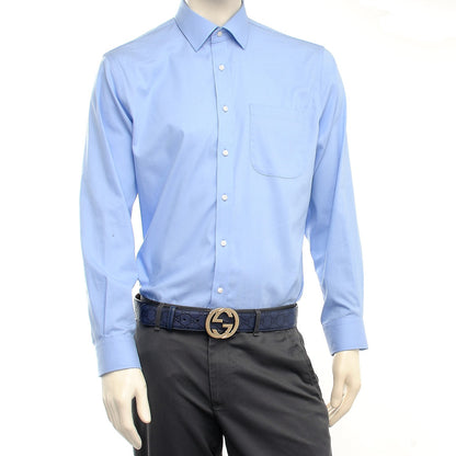 Gucci Guccissima Interlocking G Belt 95 38 Blue 2 of 8