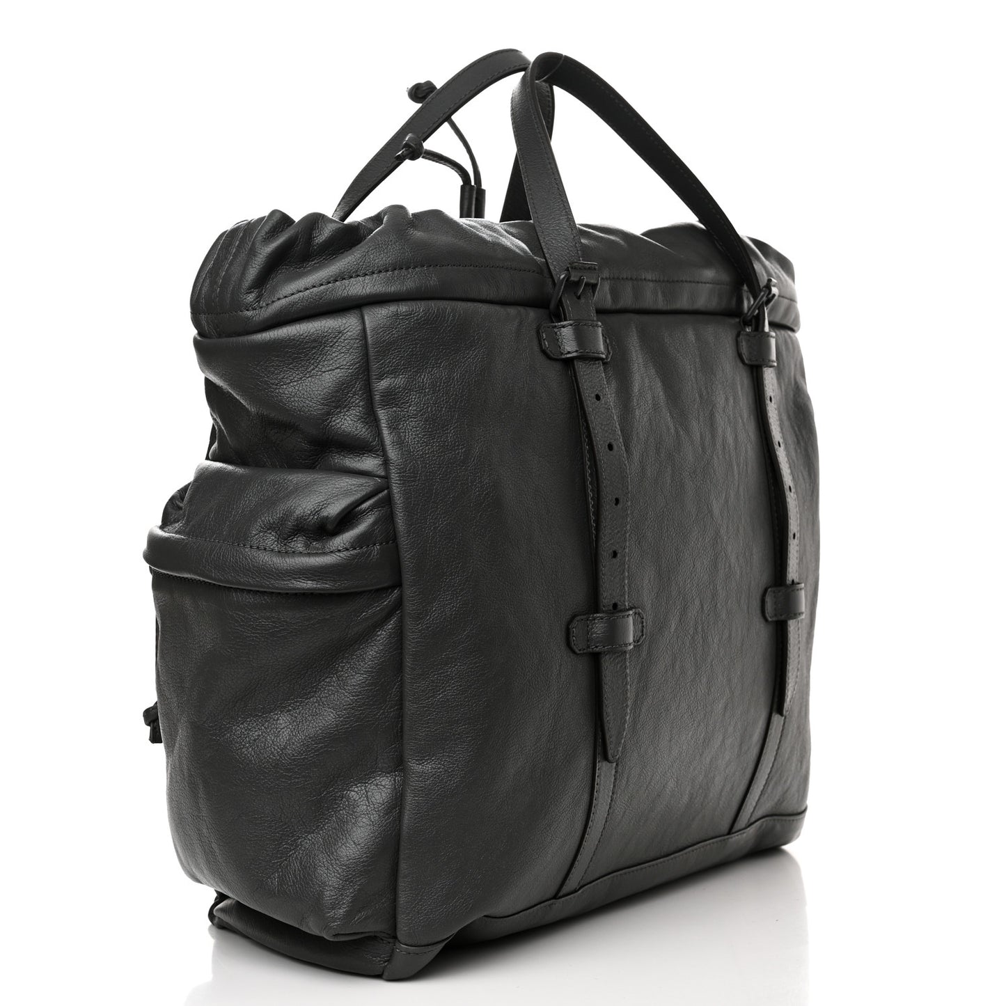 Piuma Lux Energy Monochrome Double G Drawstring Tote Grey