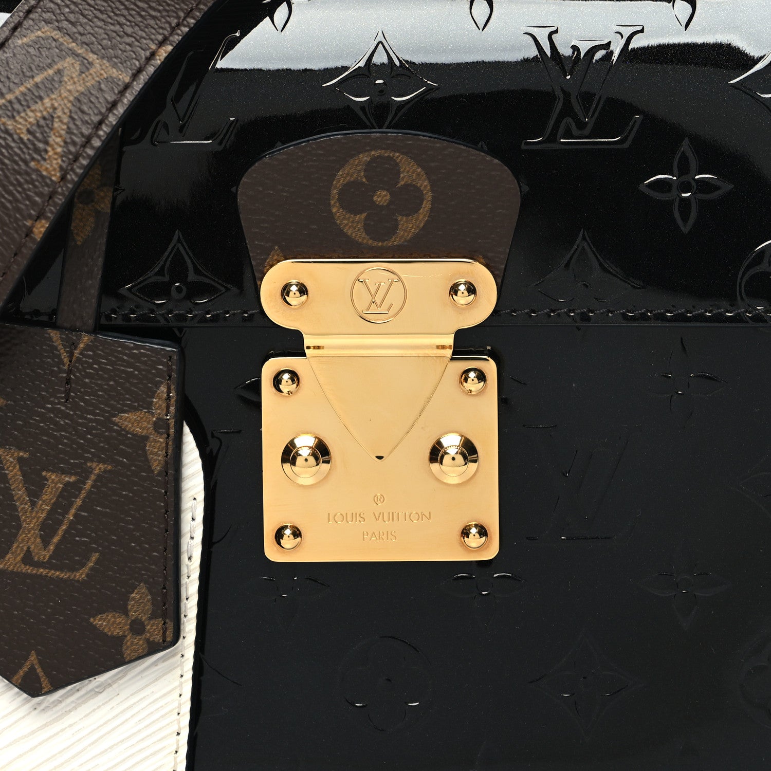 Louis Vuitton Vernis Epi Monogram Spring Street Black 7 of 10