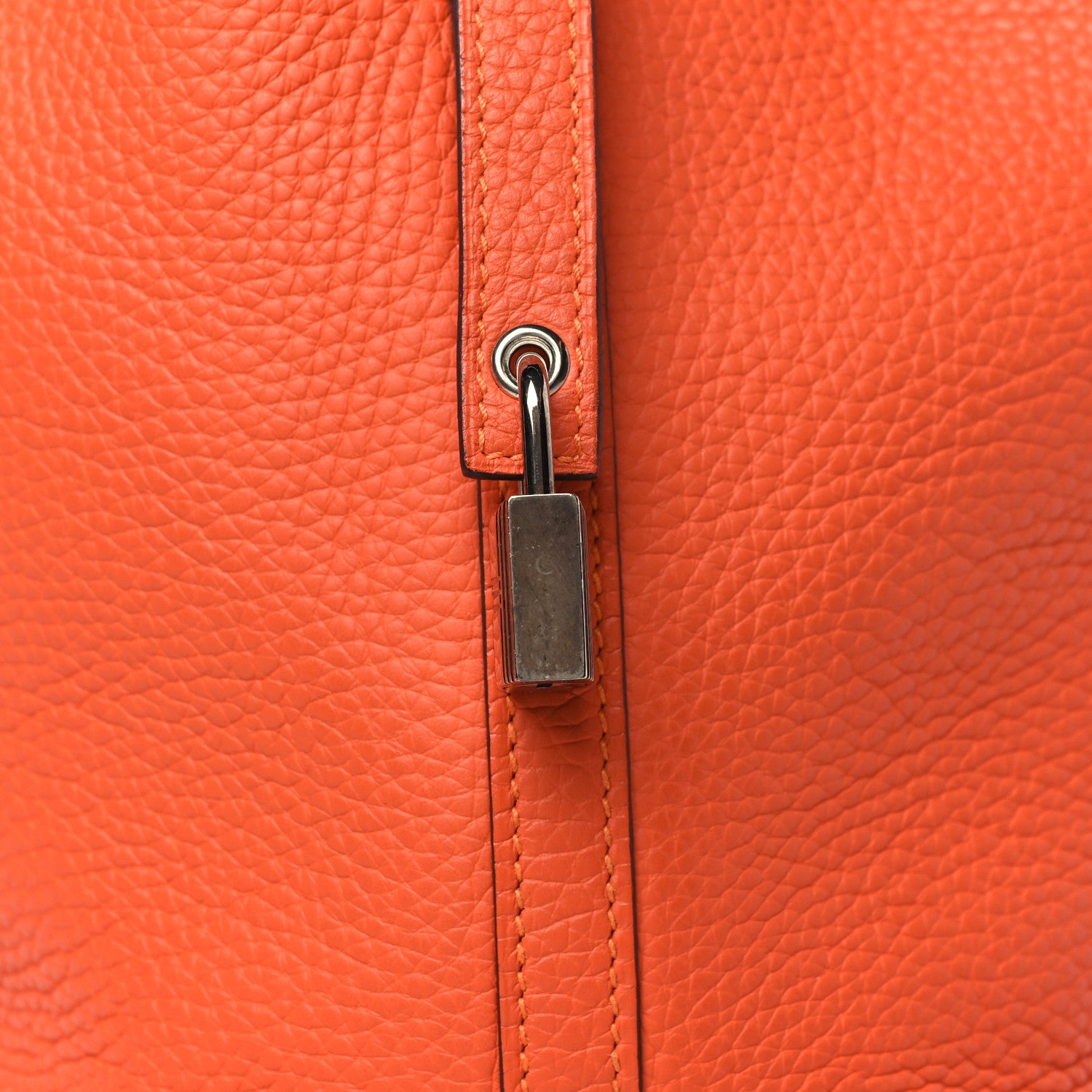Hermes Taurillon Clemence Picotin Lock 18 PM Feu 8 of 10