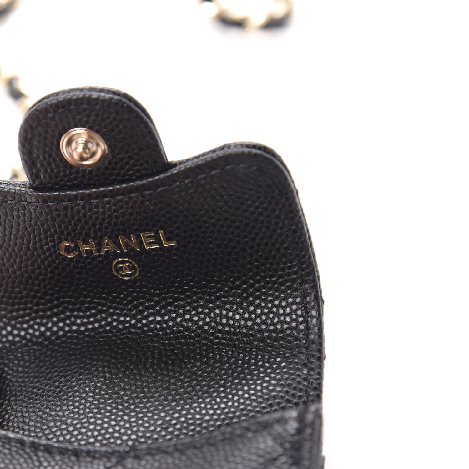 Chanel Caviar Quilted Airpods Pro Case Black 9 of 10