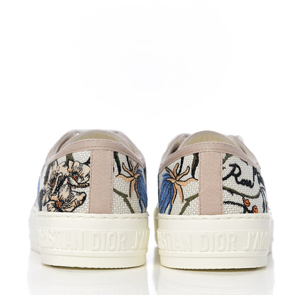 Christian Dior Canvas Rosa Mutabilis Embroidered Womens Walk'N'Dior Low Top Sneakers 36 Multicolor 7 of 9