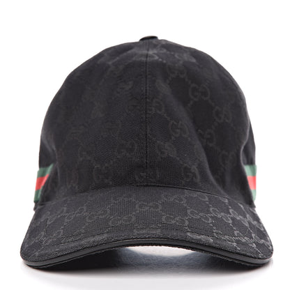 Gucci Monogram Web Baseball Hat S Black 3 of 9