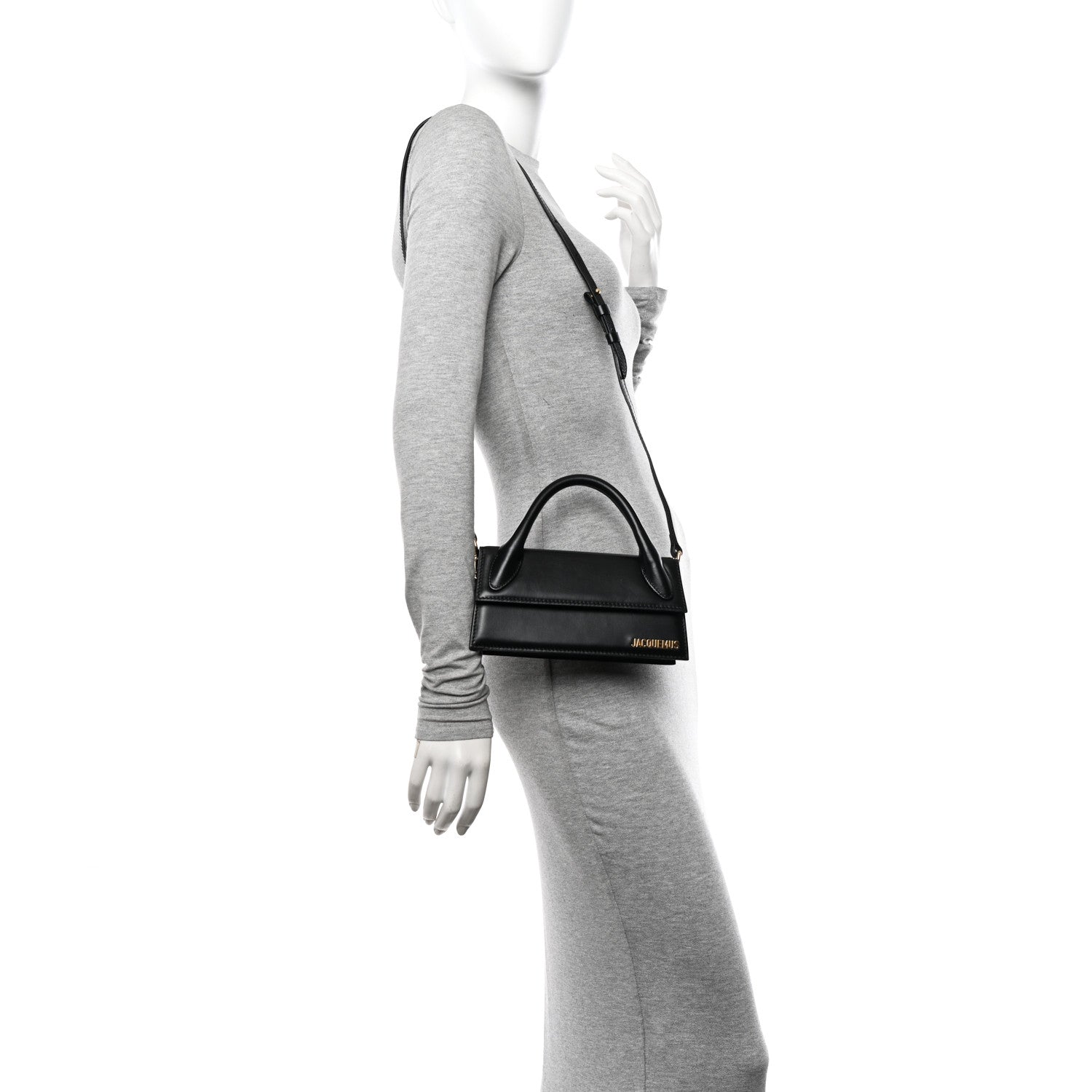 Jacquemus Smooth Calfskin Le Chiquito Long Black 2 of 11