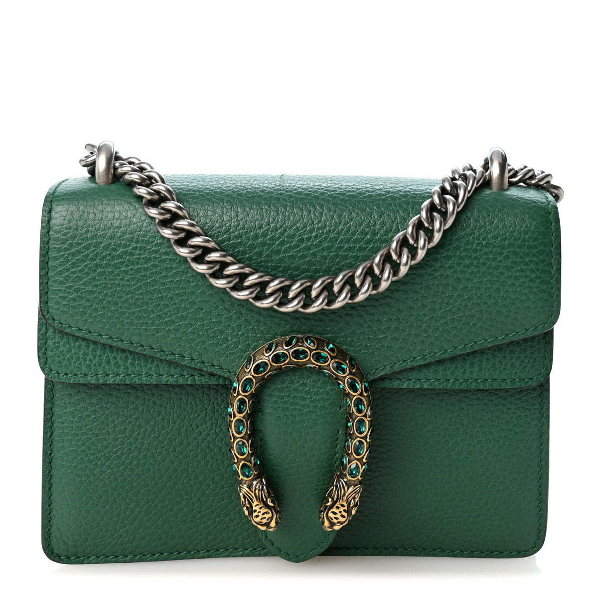 Gucci Calfskin Mini Dionysus Shoulder Bag Emerald 1 of 11