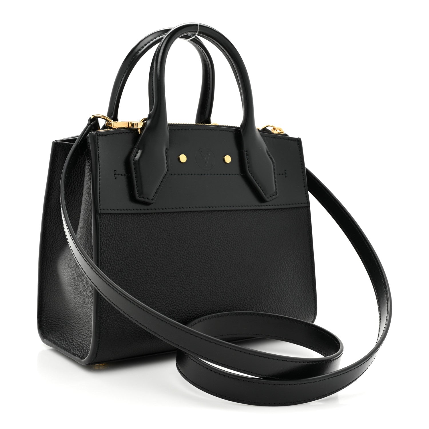 Louis Vuitton Calfskin City Steamer Mini Black 3 of 9