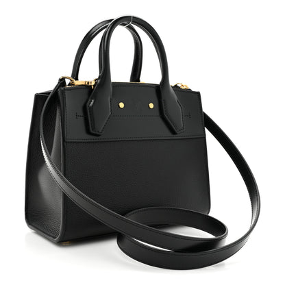 Louis Vuitton Calfskin City Steamer Mini Black 3 of 9