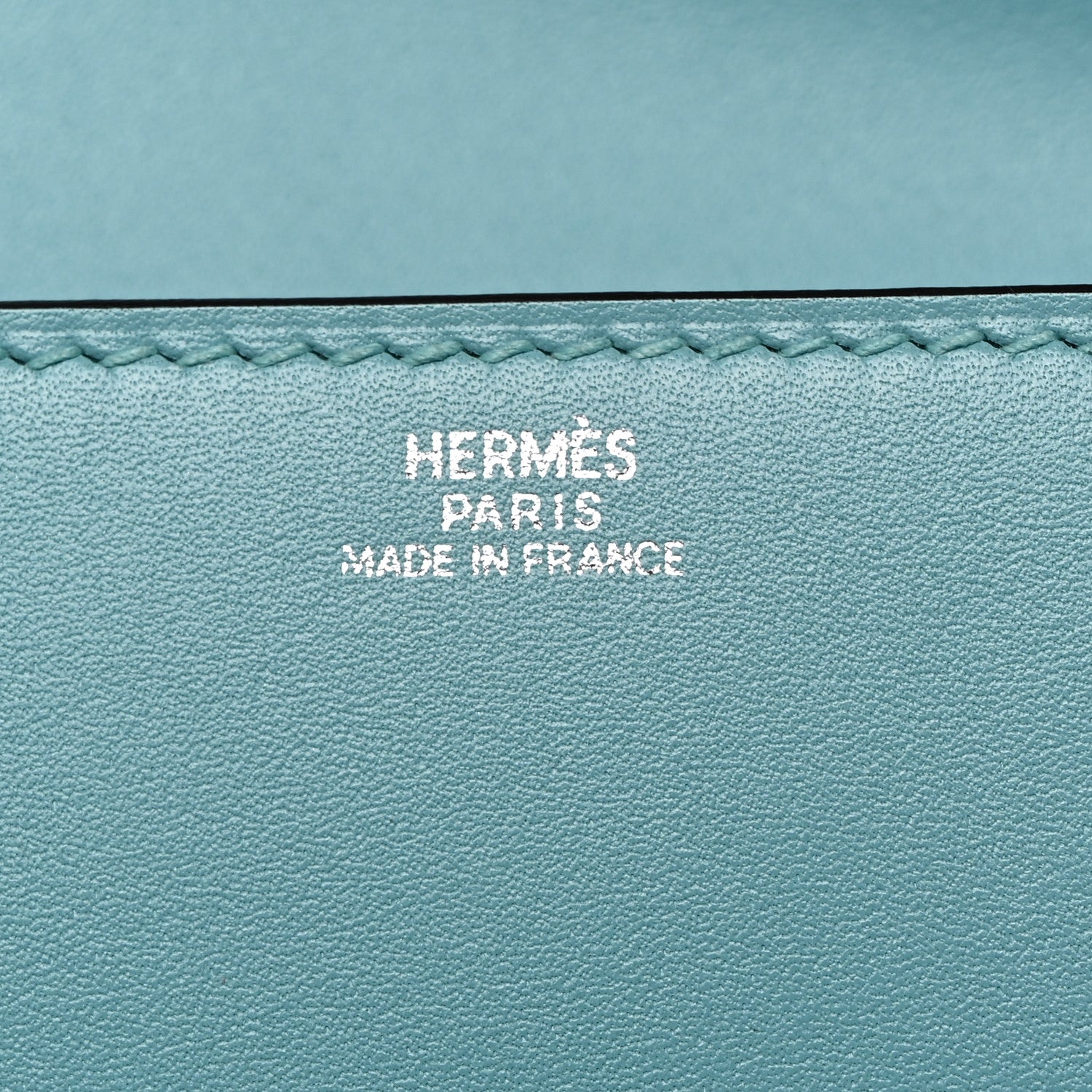 Hermes Tadelakt Medor 23 Clutch Bleu Atoll 6 of 8