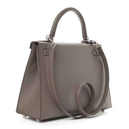 Hermes Epsom Kelly Sellier 28 Etain 3 of 15