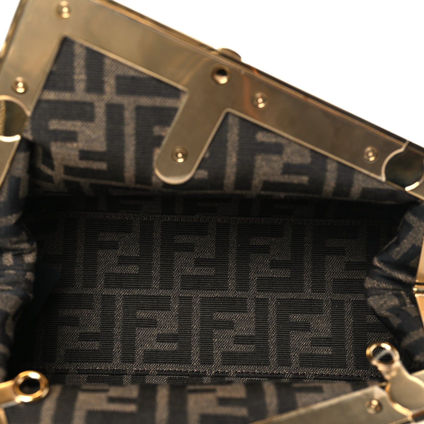 Shiny Nappa Small Fendi First Menta