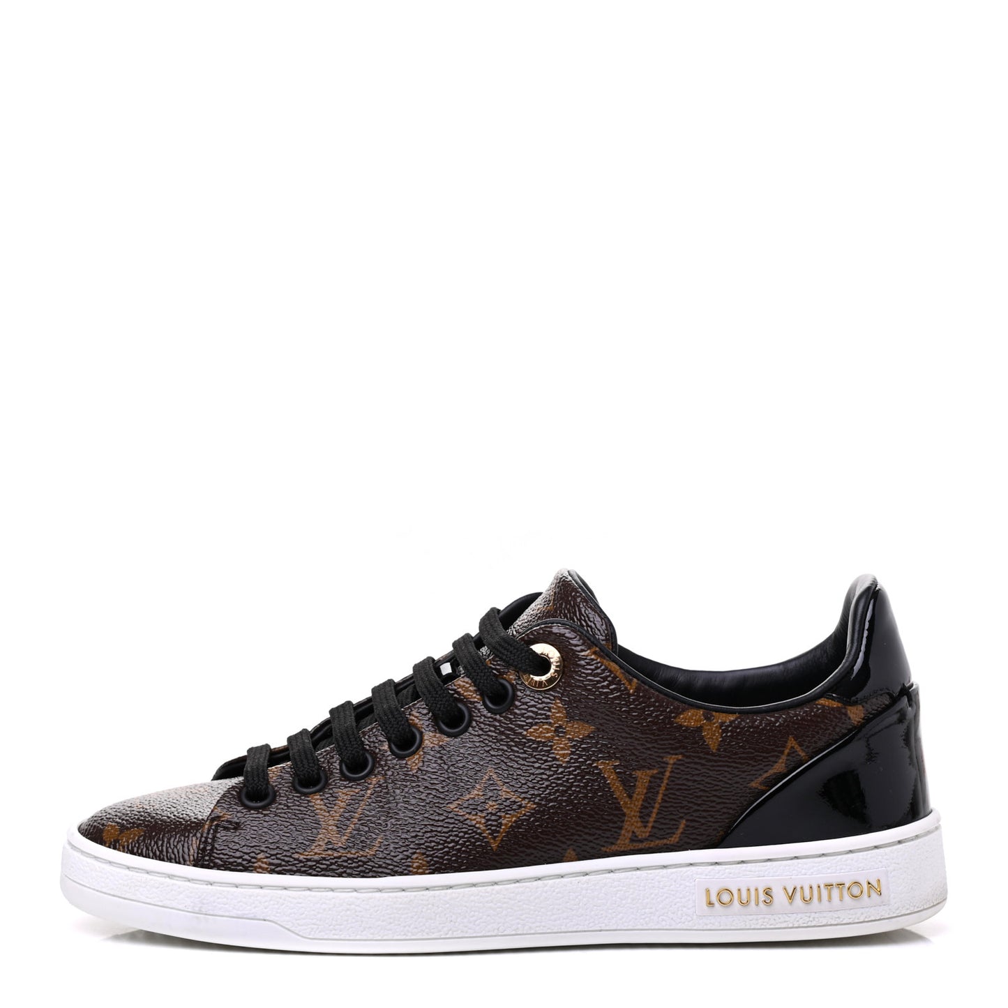 Patent Monogram Frontrow Sneakers 34