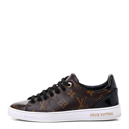 Louis Vuitton Patent Monogram Frontrow Sneakers 34 1 of 12