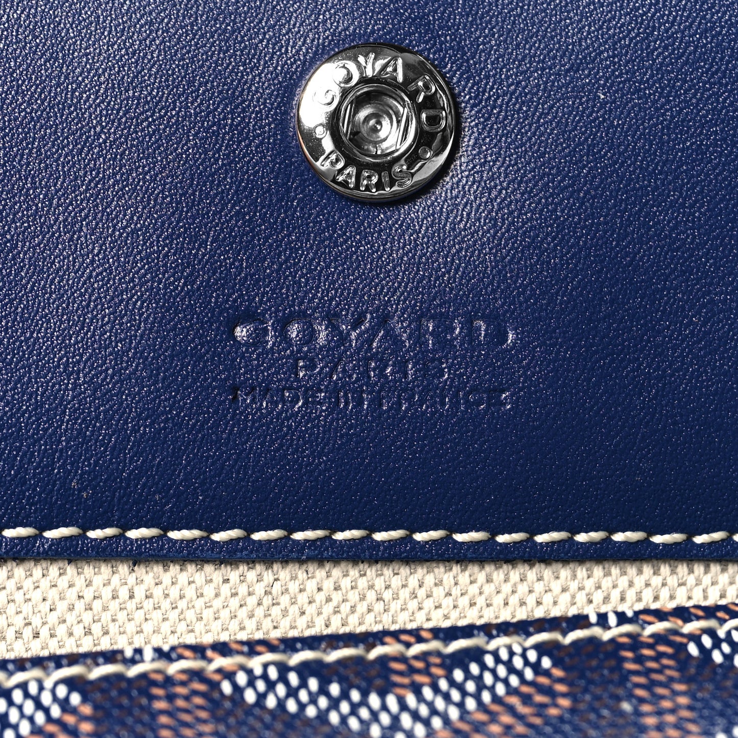 Goyardine Saint Louis PM Navy