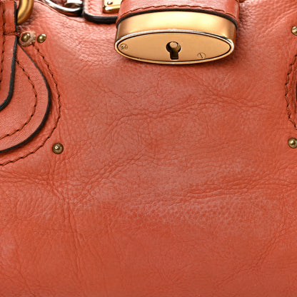 Chloe Calfskin Medium Paddington Satchel Whiskey 7 of 13