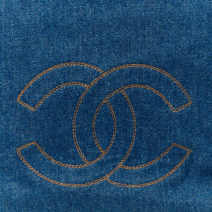 Chanel Denim Tortoise Timeless CC Tote Blue 8 of 10