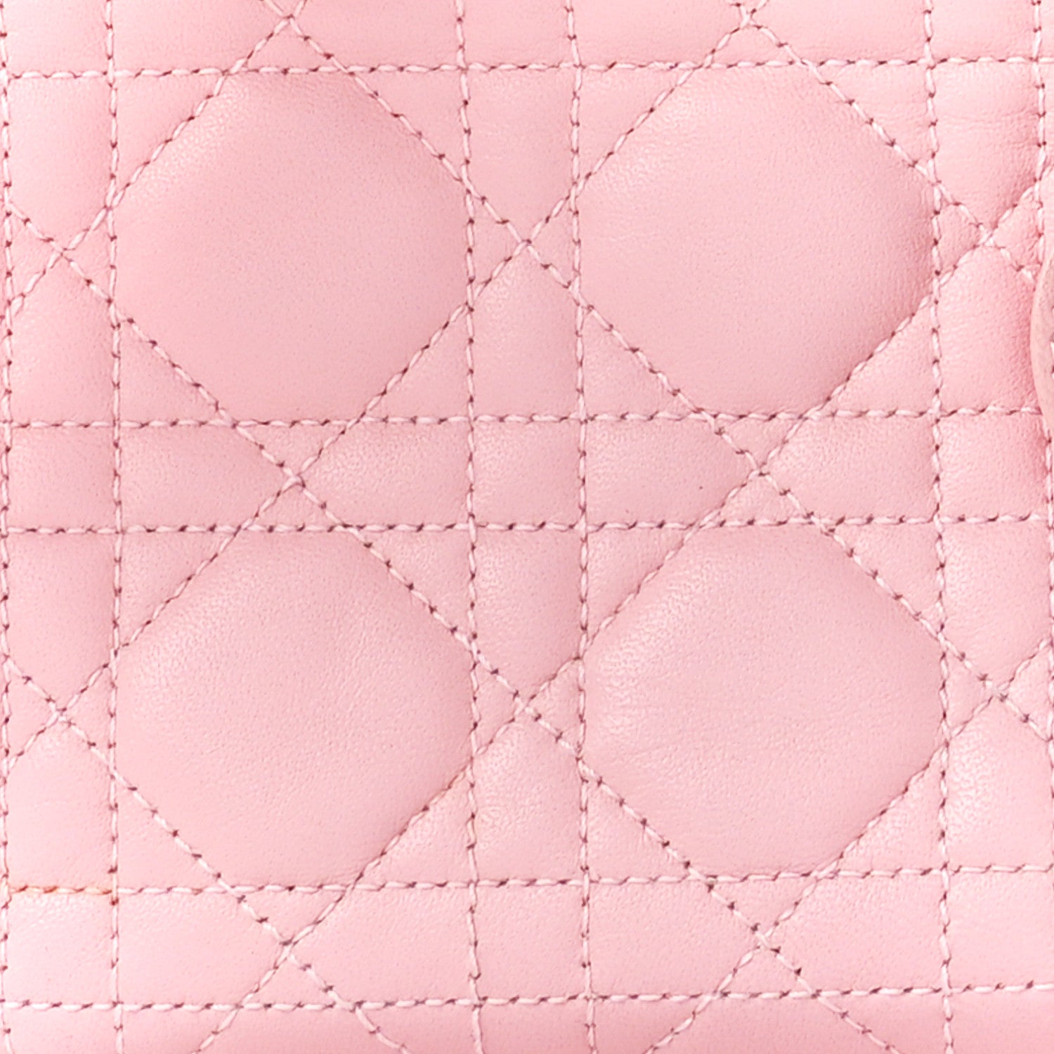 Christian Dior Lambskin Cannage Mini Lady Dior Rose Clair 14 of 27