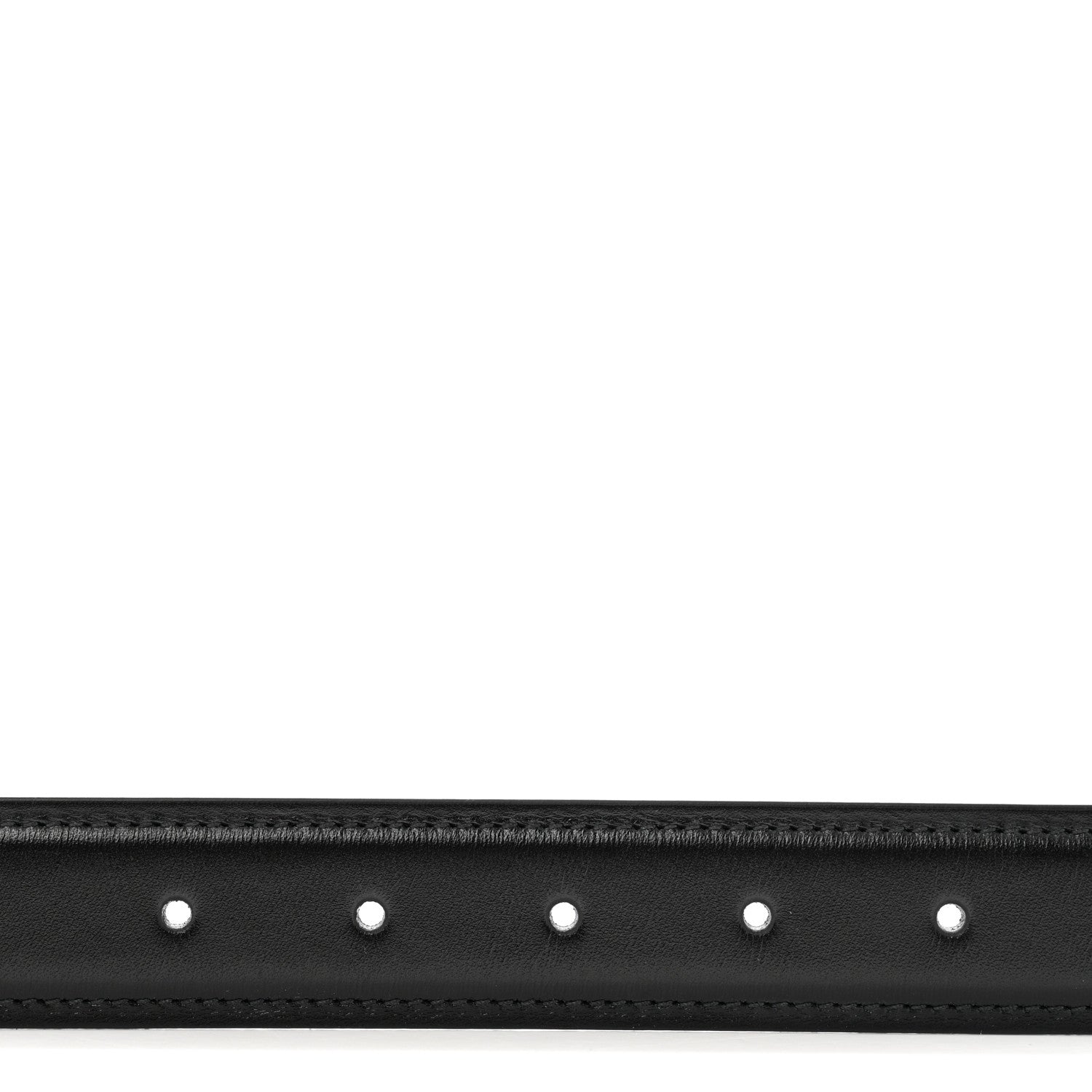 Gucci Ciny Lux Calfskin Blondie 30mm Belt 75 30 Black 3 of 5