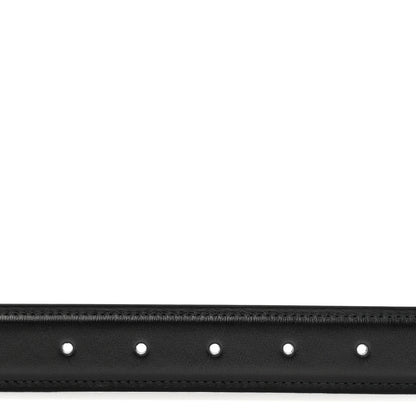 Gucci Ciny Lux Calfskin Blondie 30mm Belt 75 30 Black 3 of 5