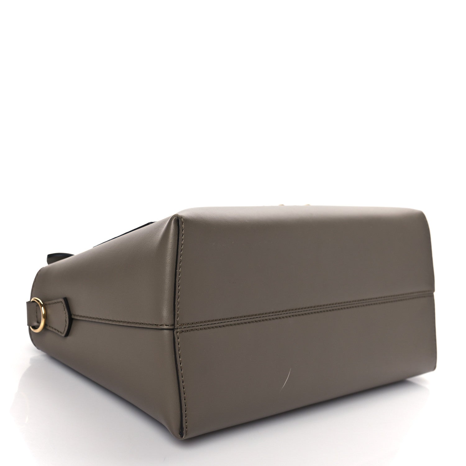 Fendi Vitello King Elaphe Python Print Logo Medium By The Way Boston Bag Tartufo Daisy Roccia 4 of 10