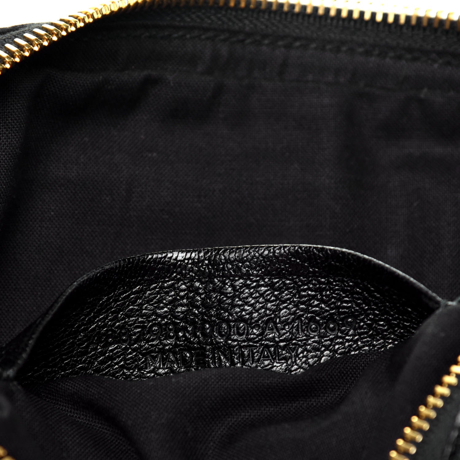 Balenciaga Chevre Gold Metallic Edge Hardware XS Reporter Crossbody Black 7 of 9