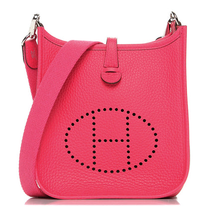 Hermes Taurillon Clemence Evelyne TPM Rose Extreme 1 of 8