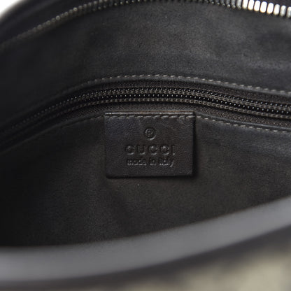 Gucci GG Supreme Monogram Small Zippered Tote Dark Brown 10 of 16