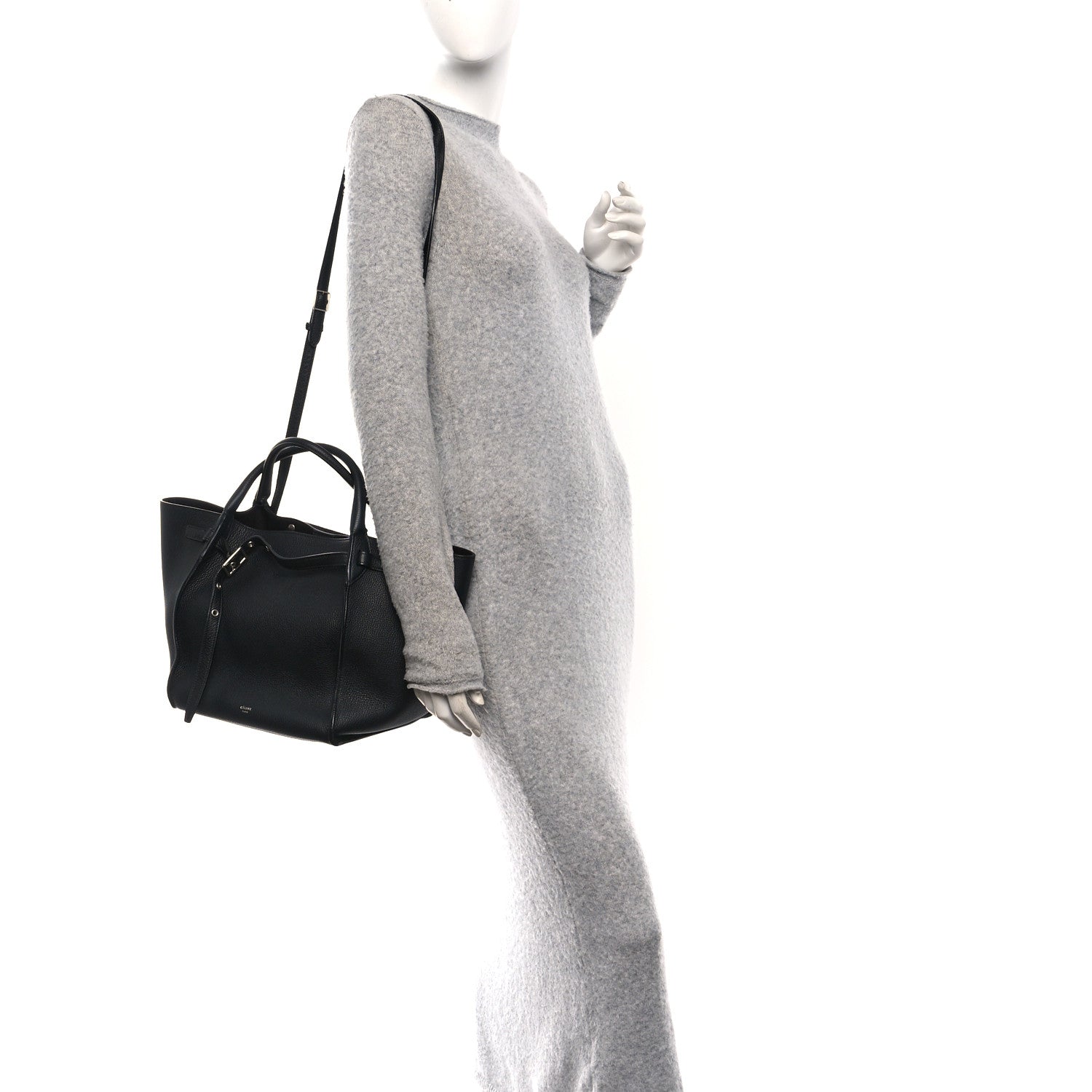 Celine Supple Grained Calfskin Small Big Bag Black 2 of 10