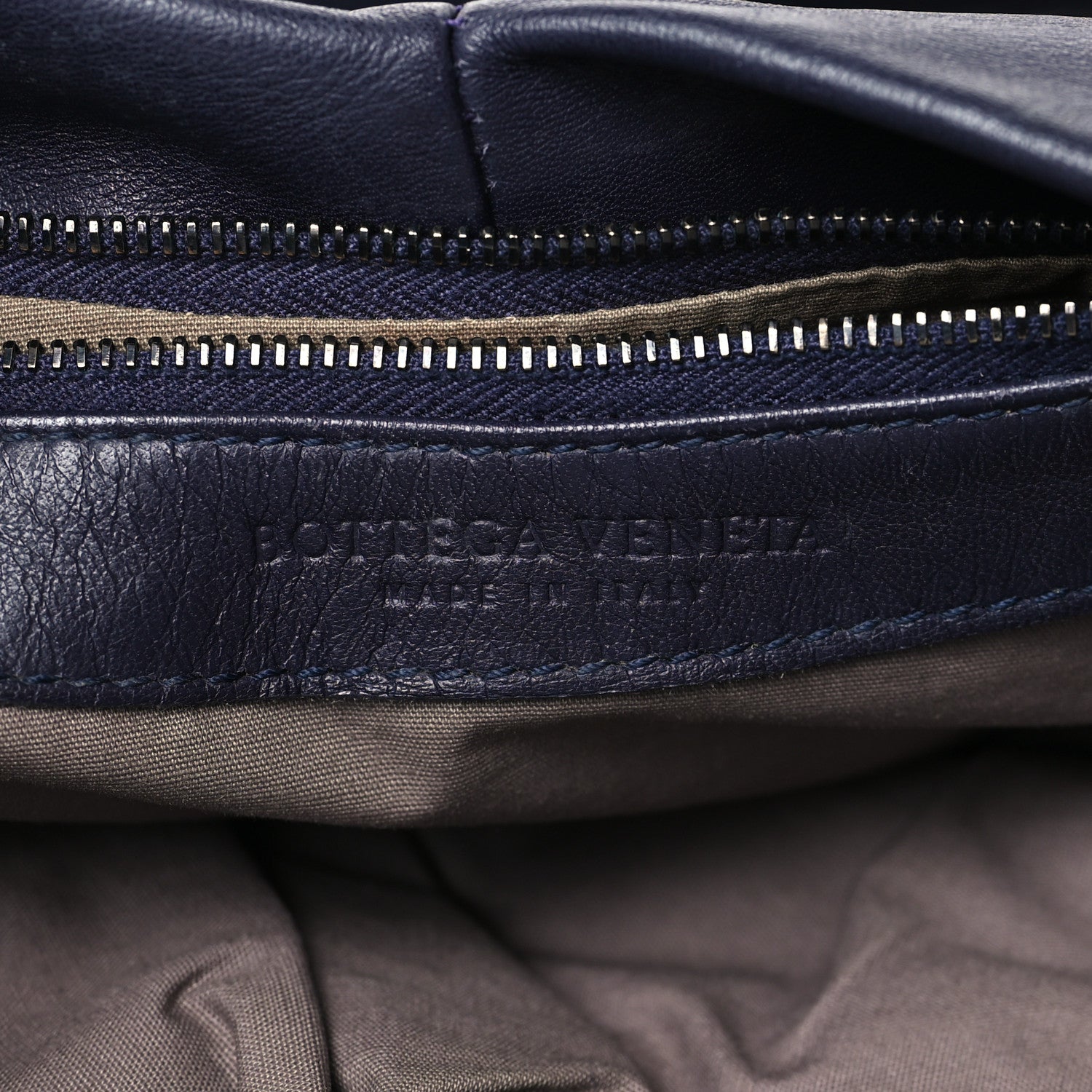 Bottega Veneta Nappa Intrecciato Aquilone Fortune Cookie Hobo Navy 6 of 8
