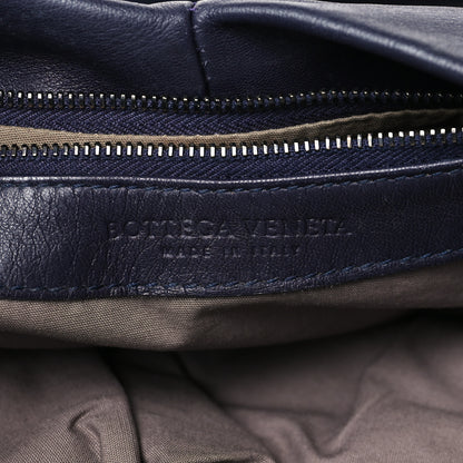 Bottega Veneta Nappa Intrecciato Aquilone Fortune Cookie Hobo Navy 6 of 8