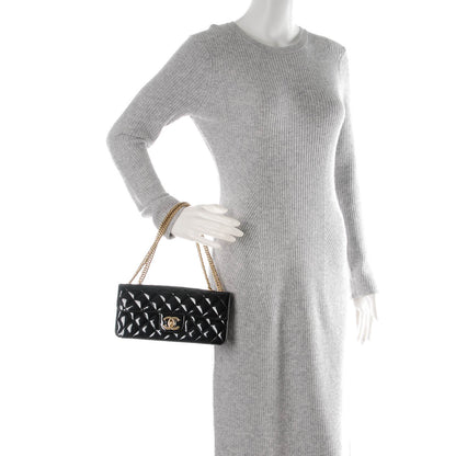 Chanel Patent Quilted Evening Star East West Flap Black 2 of 5