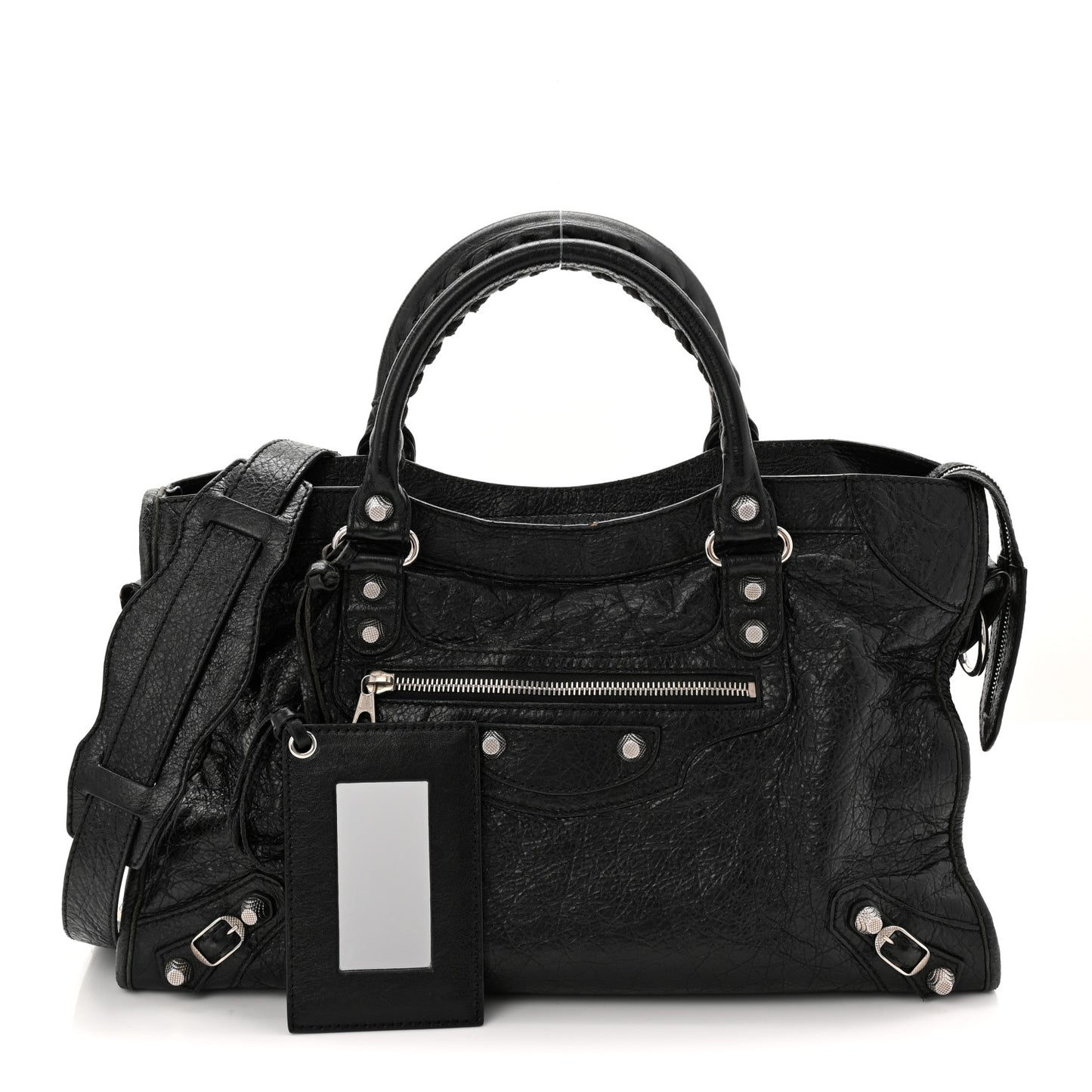 Agneau Giant 12 Silver Hardware City Black