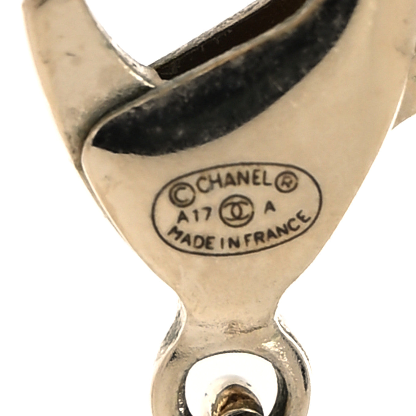 Mesh Logo Choker Necklace Gold