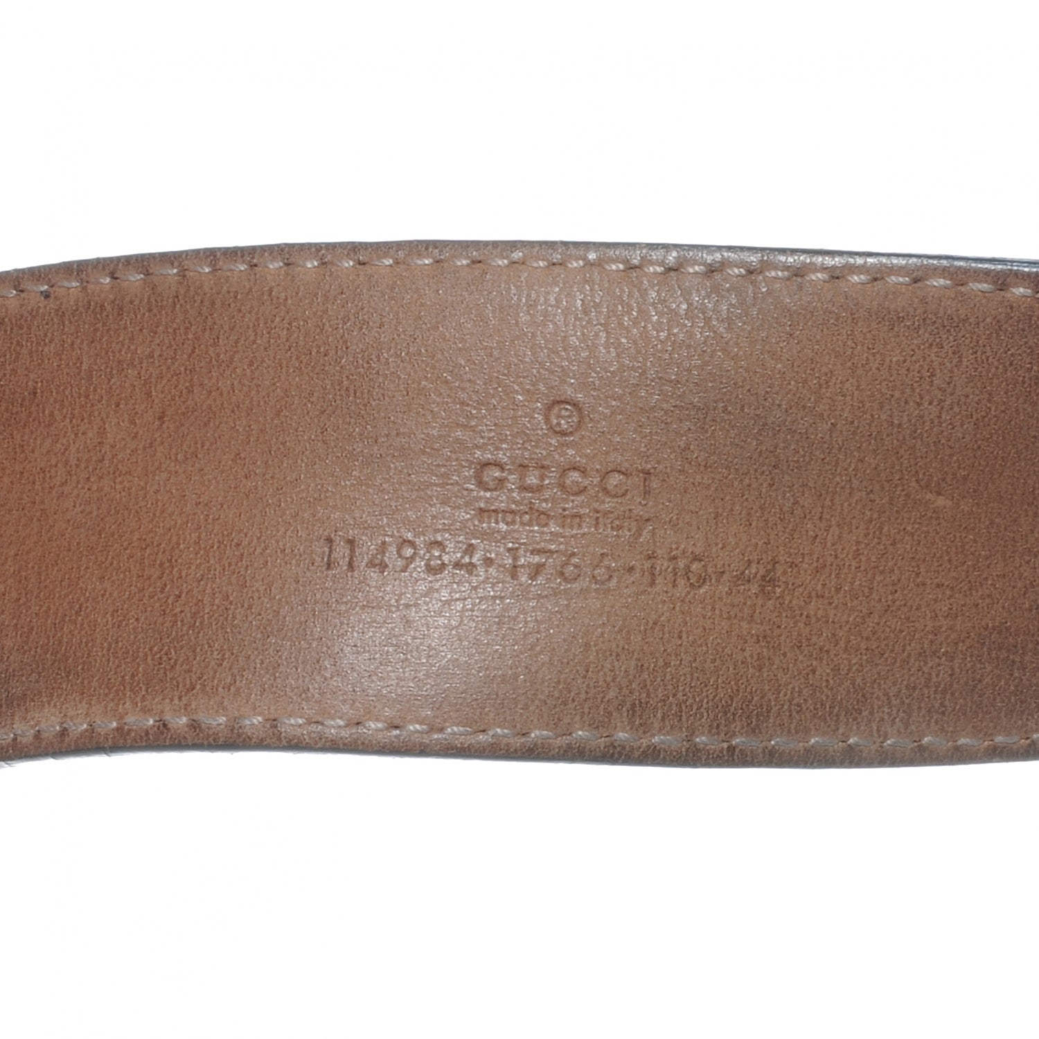 Gucci Leather Web GG Belt 110 44 5 of 5