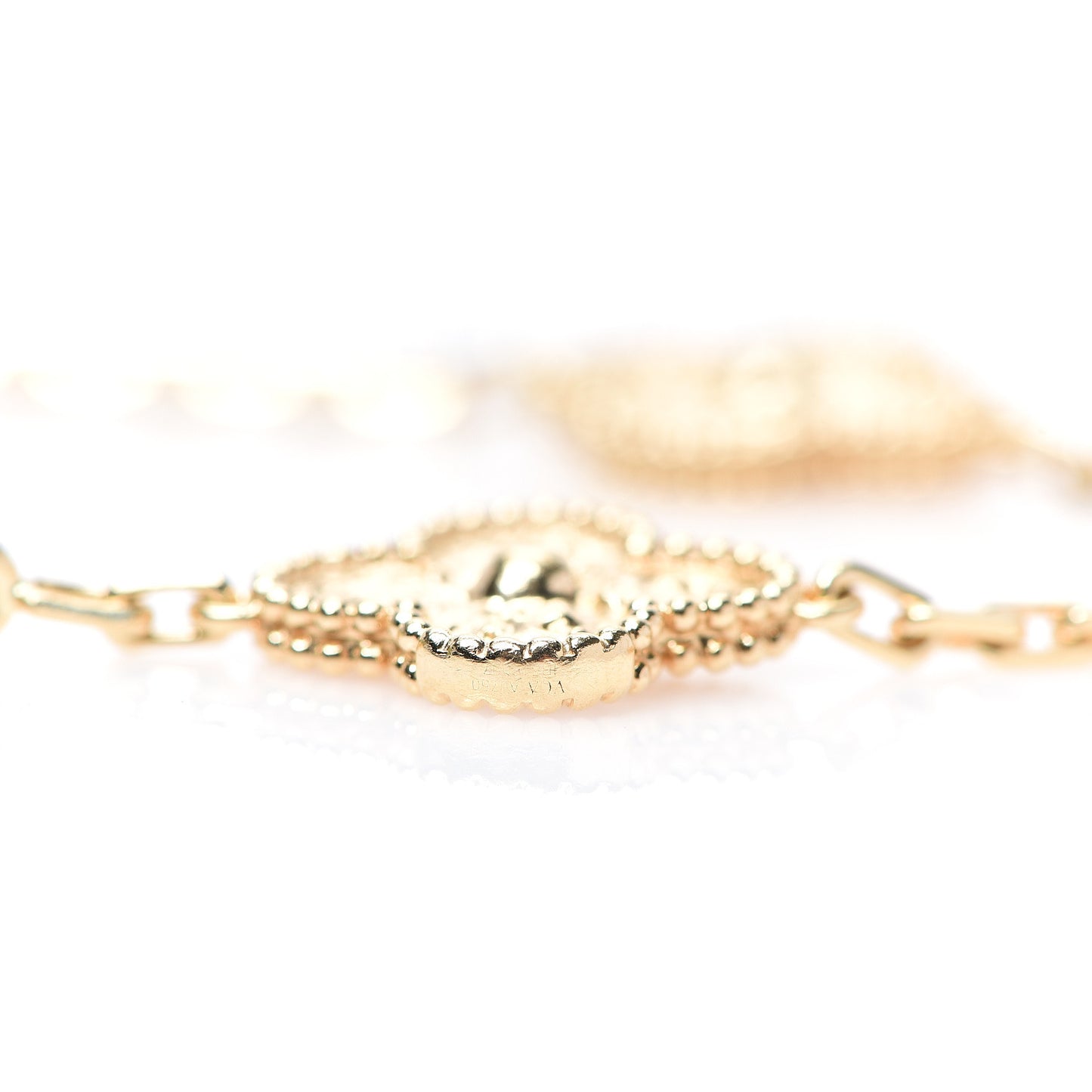 18K Yellow Gold 5 Motifs Vintage Alhambra Bracelet