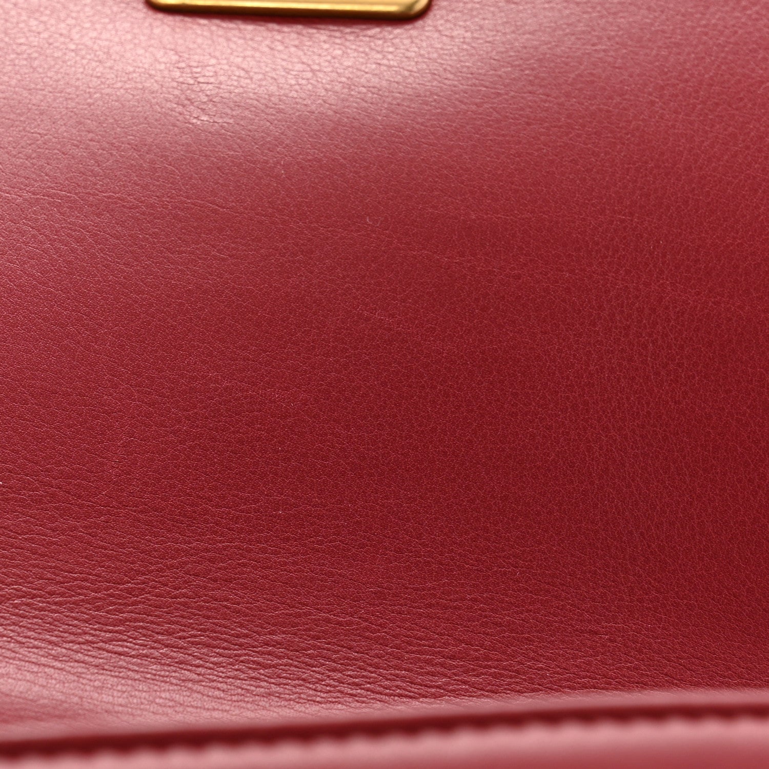 Christian Dior Calfskin Studded Small Diorama Flap Bag Burgundy 14 of 14