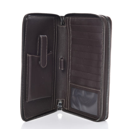Gucci GG Supreme Monogram Travel Document Case Dark Brown 5 of 7
