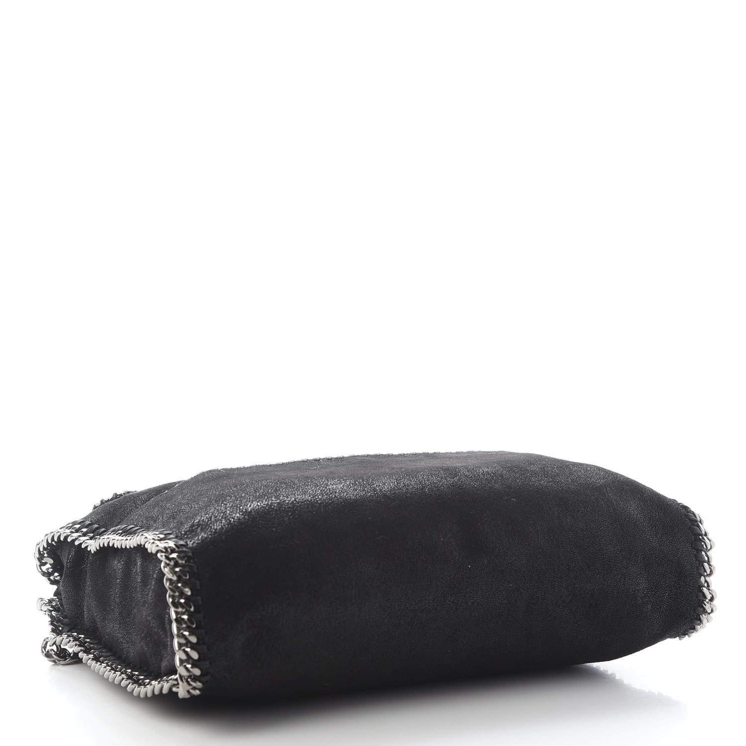 Stella McCartney Embellished Shaggy Deer Small Falabella Fold Over Tote Black 4 of 8