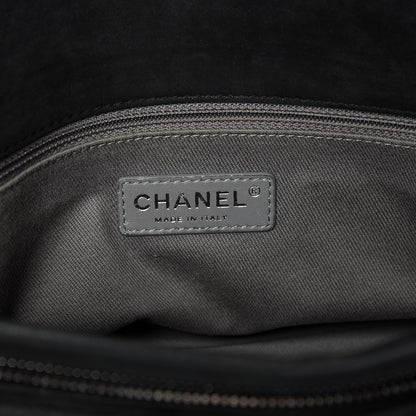 Chanel Iridescent Calfskin Large Coco Daily Flap Black 16 of 21